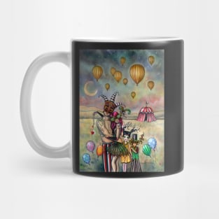 Ten of Cups Tarot Carnival Art from 78 Tarot Fantasy Mug